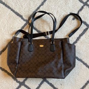 Authentic Coach diaper bag